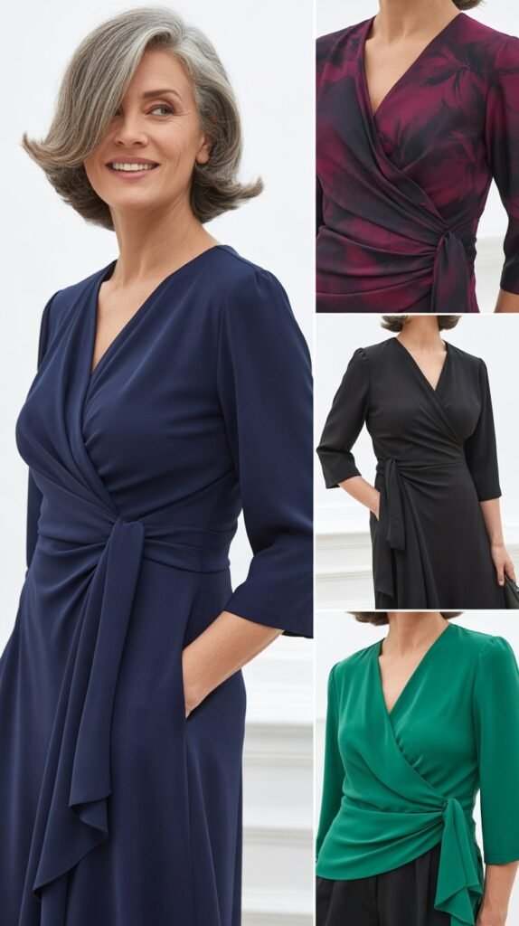 Wrap Dresses and Tops