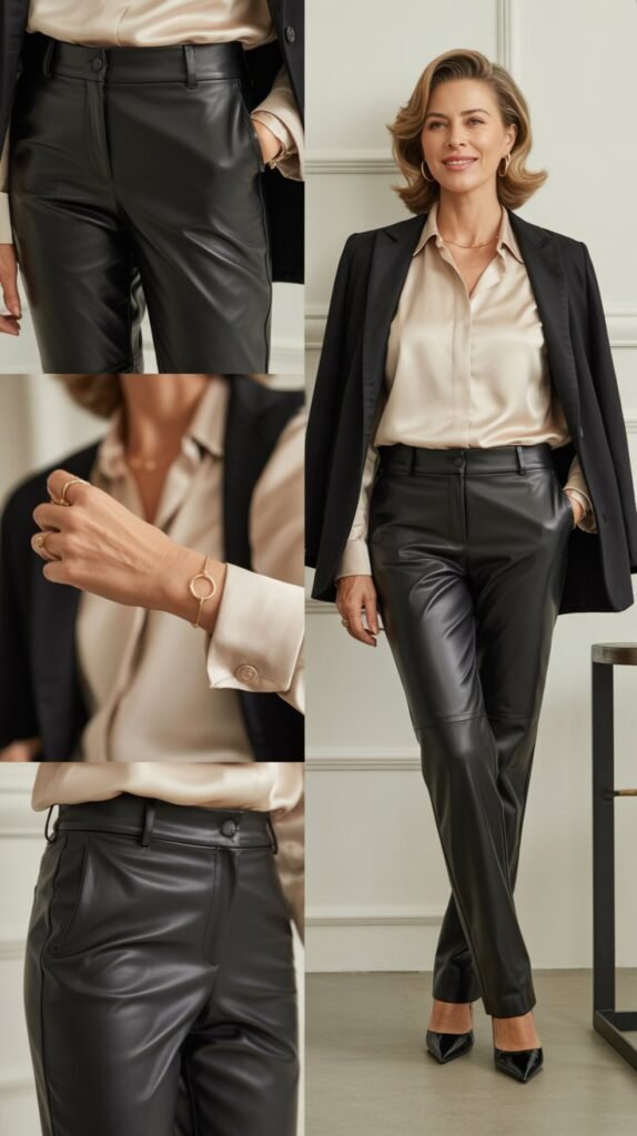  Leather Pants Elevated Look