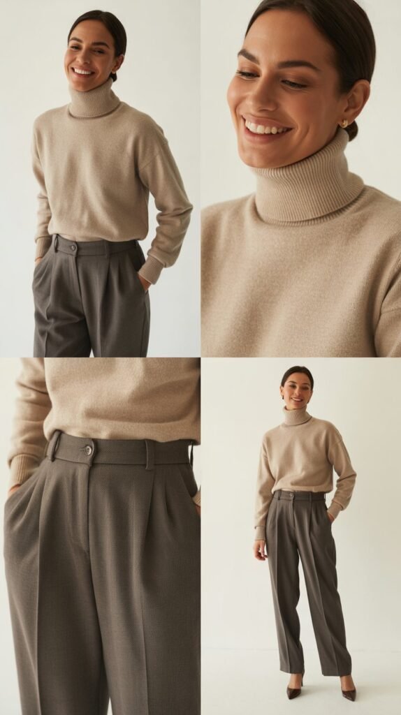Turtleneck and Trousers