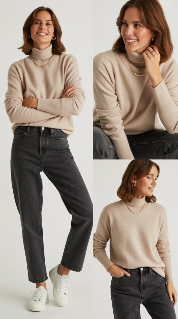The Cashmere Sweater and Jeans Upgrade