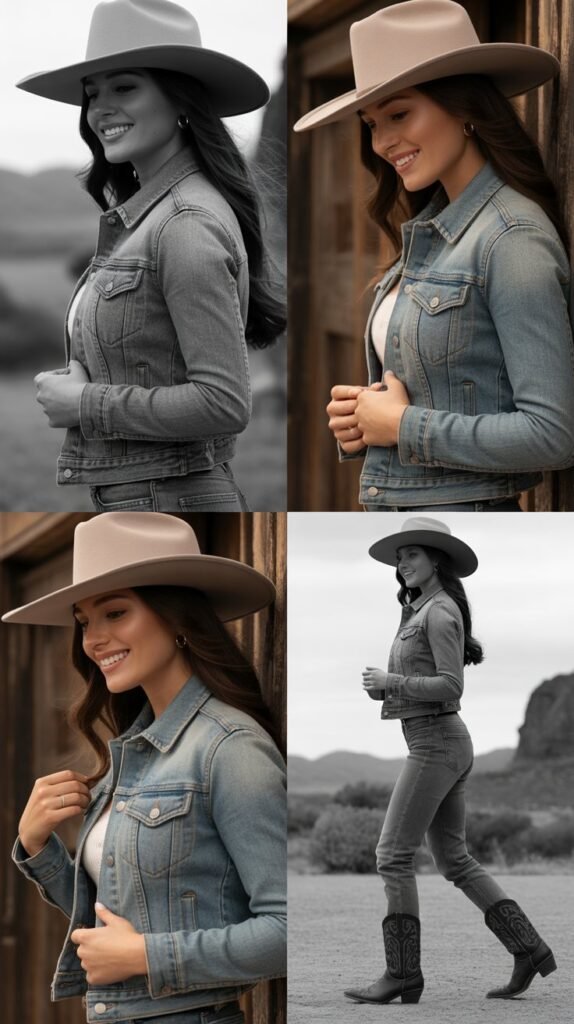 The Monochromatic Western Look