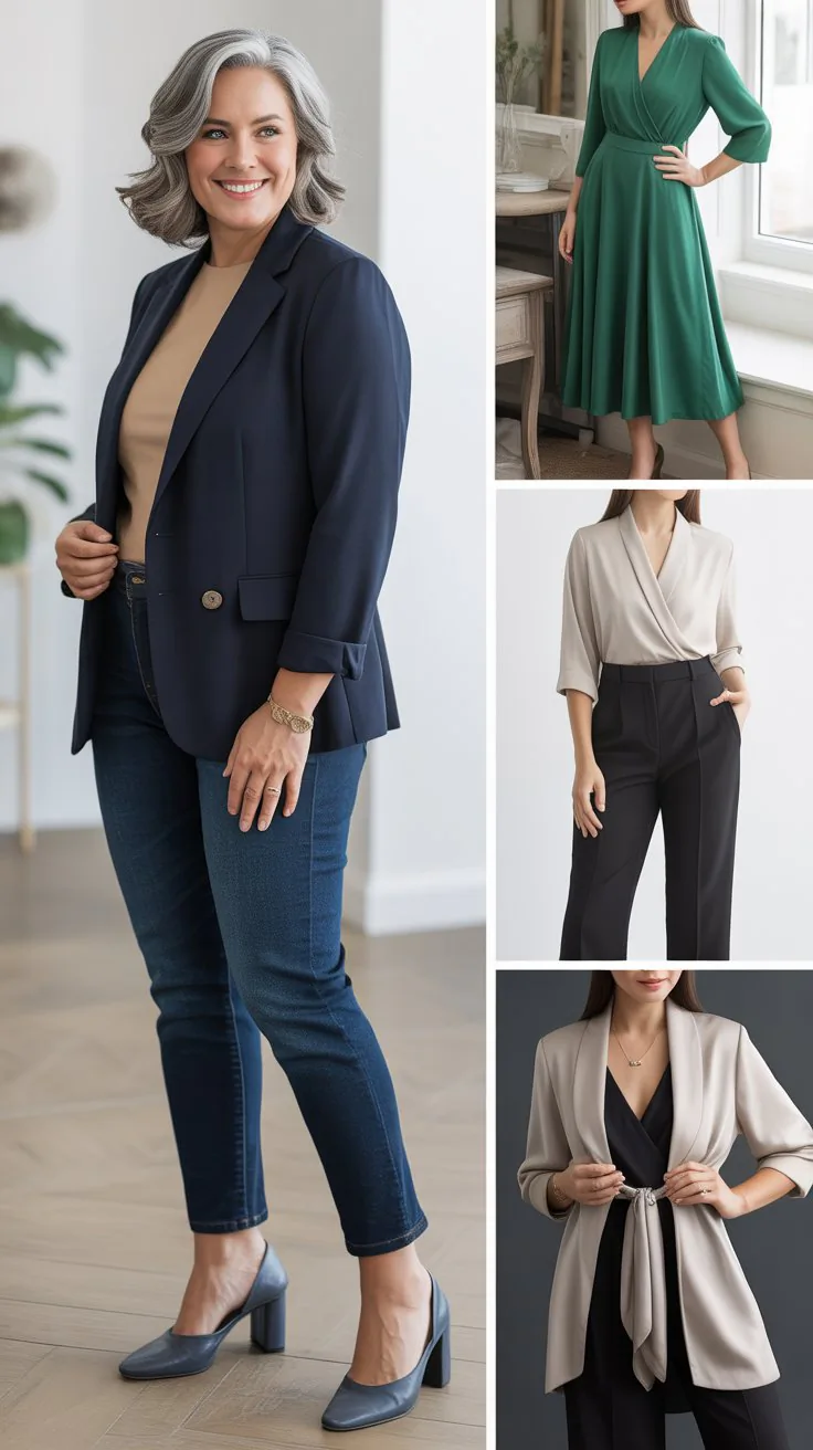 20 Timeless Plus Size Fashion Styles for Women Over 50