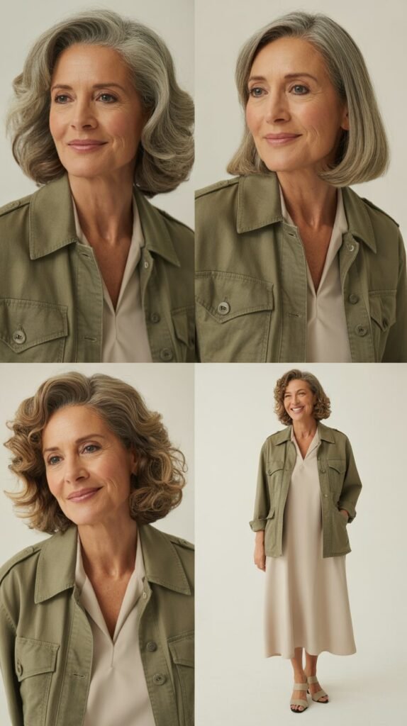 Utility Jacket with Dress