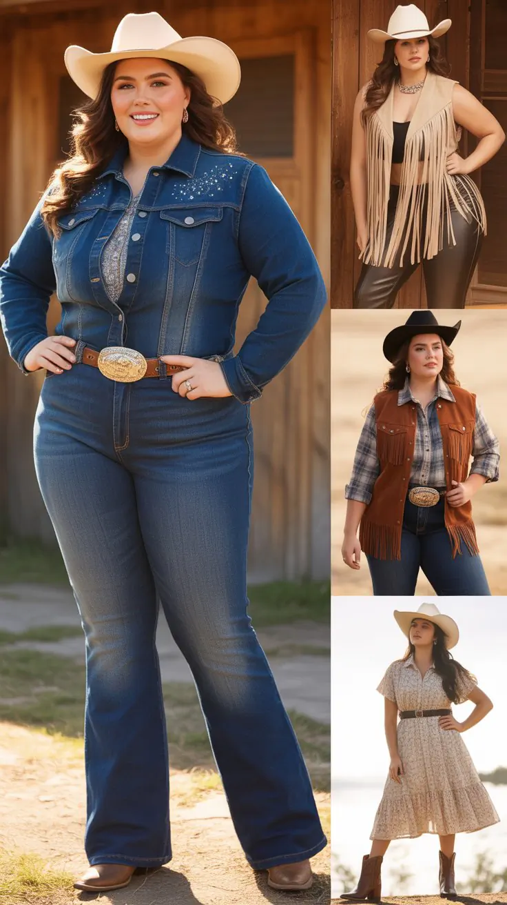 22 Feminine Plus Size Rodeo Outfit Ideas With Dresses