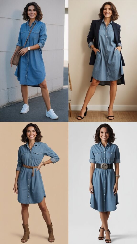 The Chambray Shirt Dress Versatility