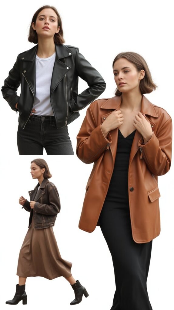  Leather Jackets Over Everything