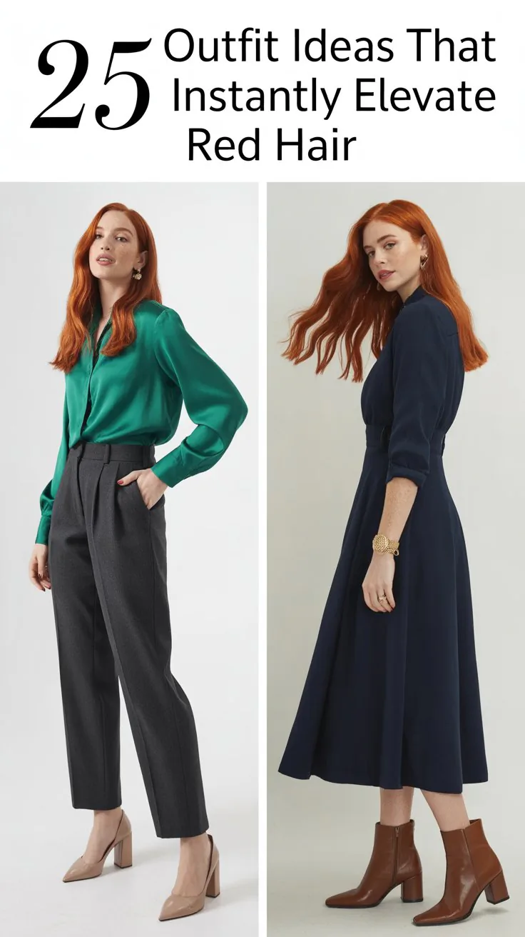 25 Outfit Ideas That Instantly Elevate Red Hair
