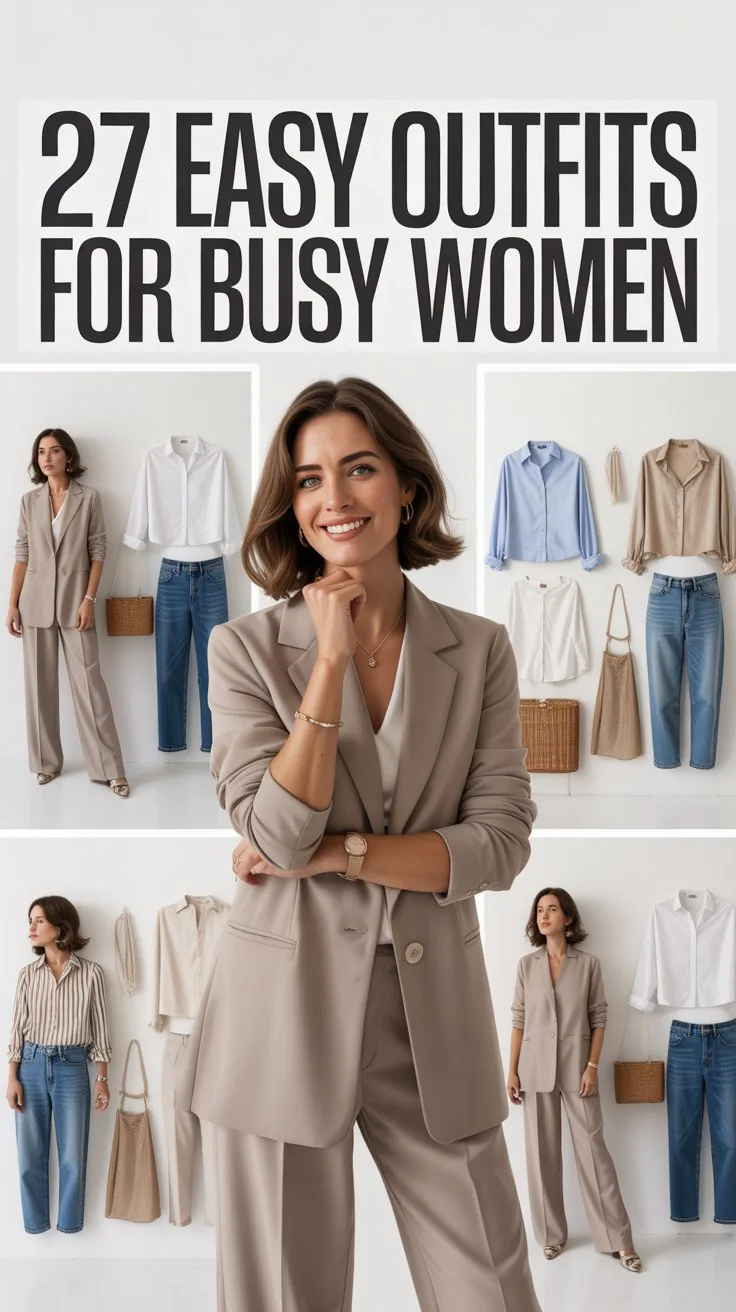 27 Easy Outfits for Busy Women