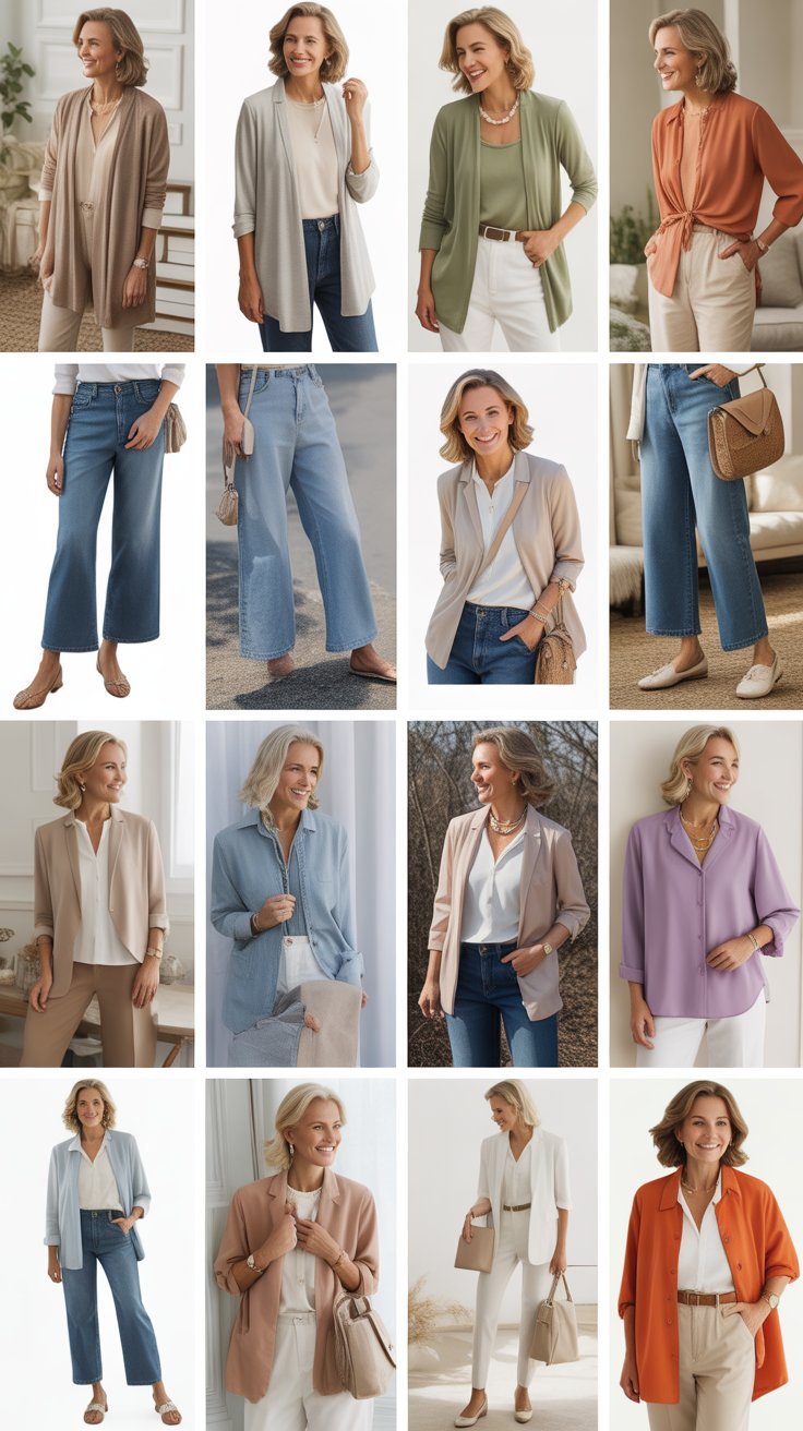 26 Casual Spring Outfit Ideas Women Over 50 Wear Daily
