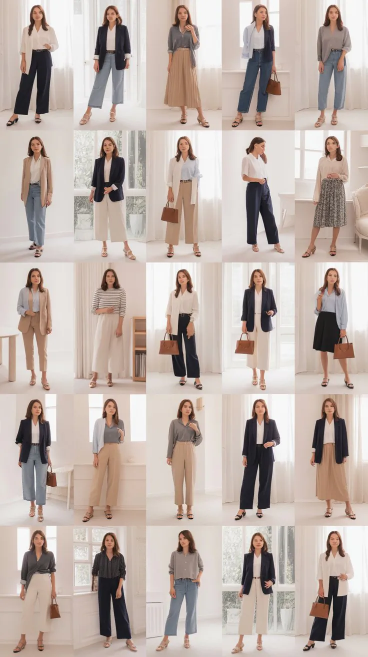 27 Effortless Casual Office Outfits Women Love Right Now