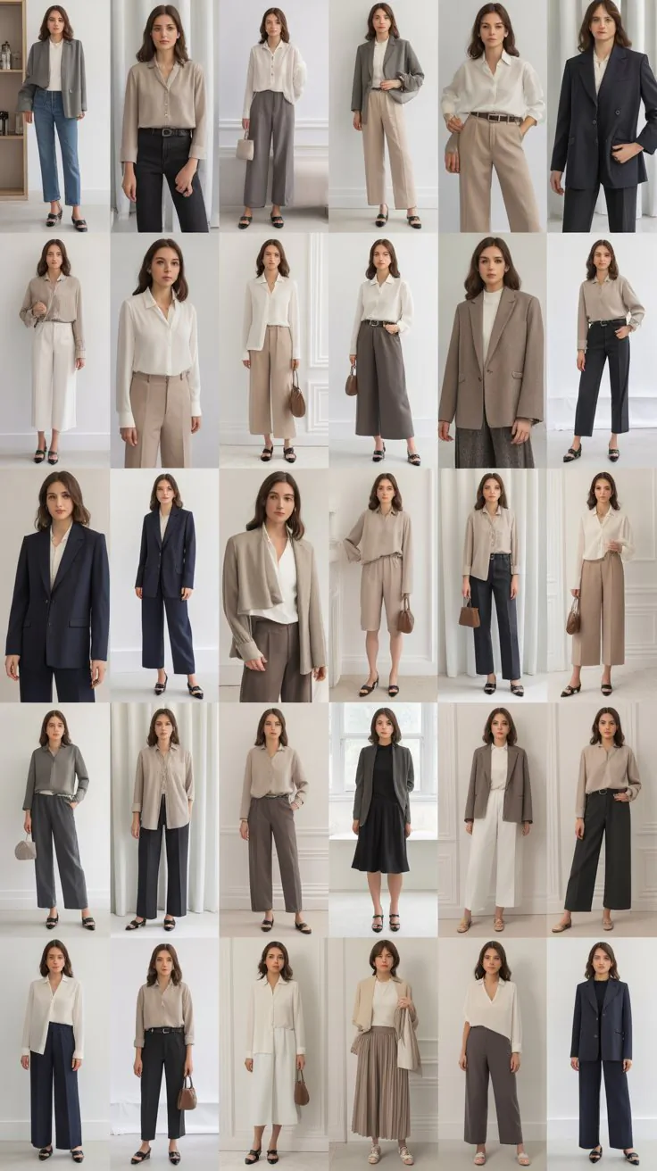30 Casual Professional Outfits for Women That Feel Expensive