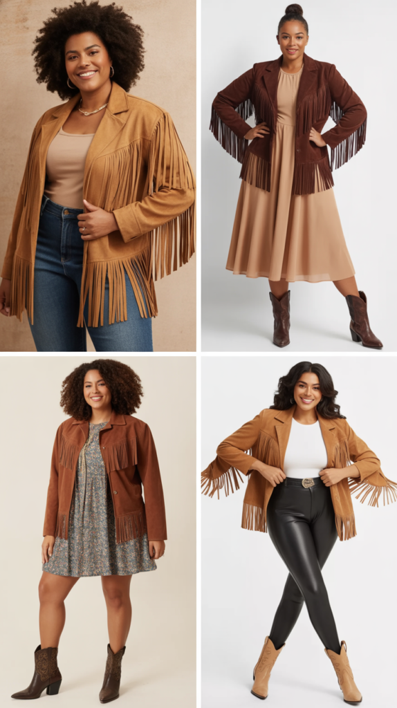 Fringe Suede Jacket Statement