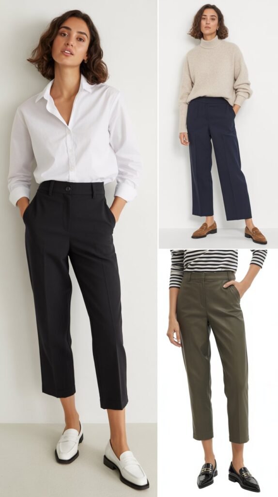 The Cropped Pant and Loafer Pairing