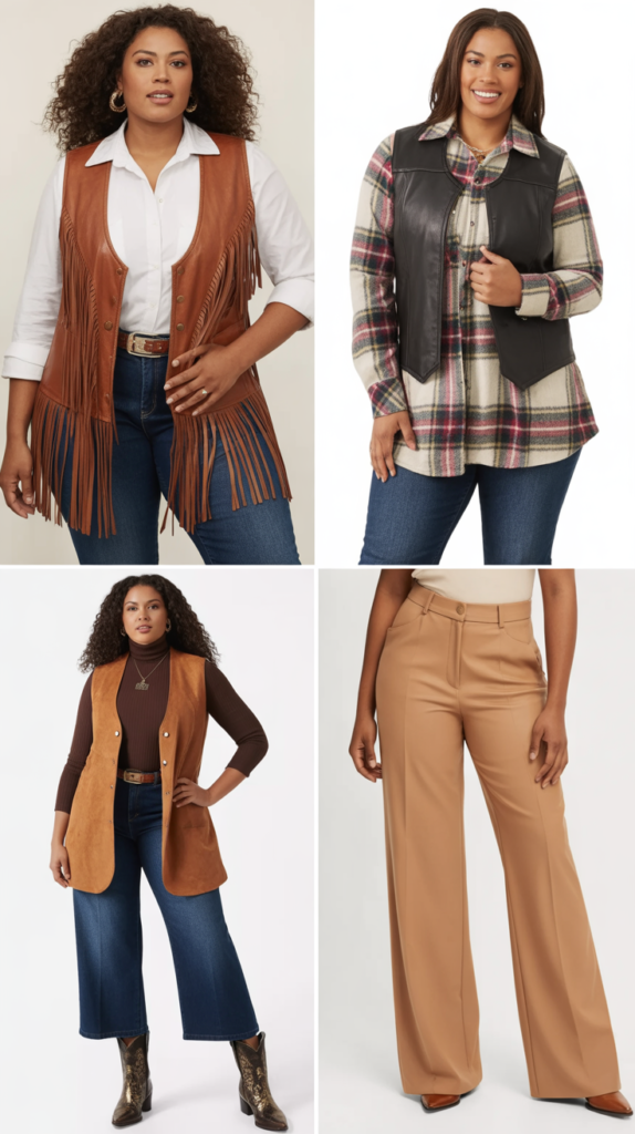  Leather Vest Layering