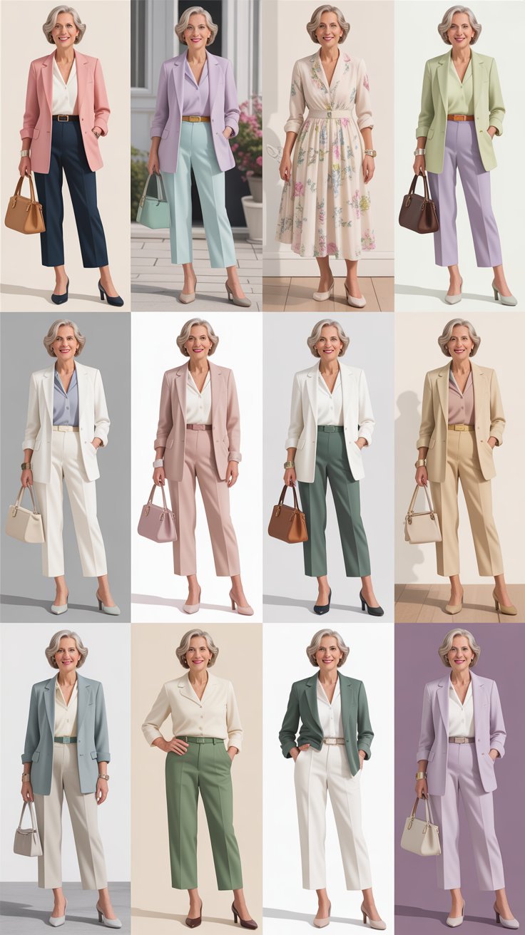 20 Spring Capsule Wardrobe Ideas for Women Over 60