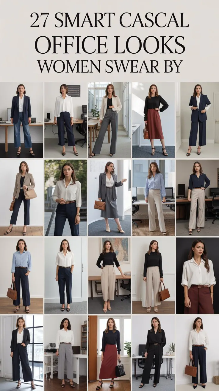 27 Smart Casual Office Looks Women Swear By