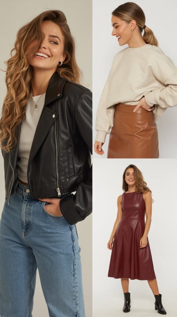 Leather and Faux Leather Everything