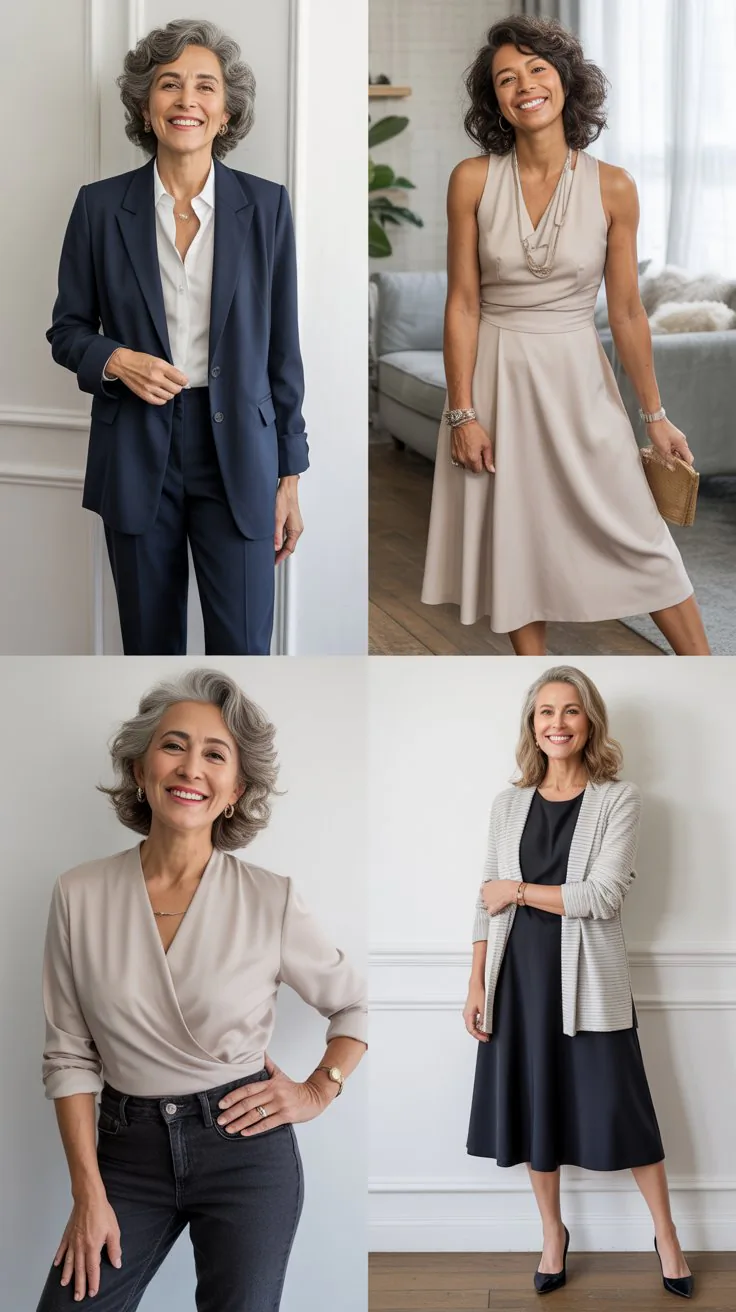 25 Flattering Outfits for Women Over 50