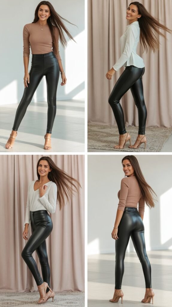 Leather or Faux Leather Leggings