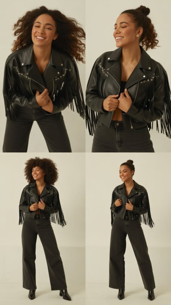 Leather Jacket Western Edge