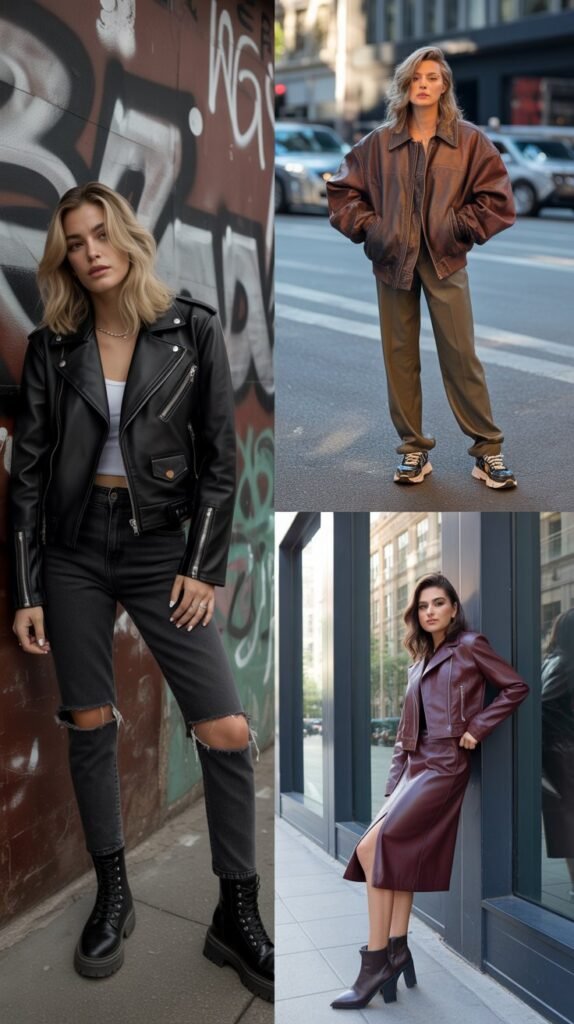 Leather Jackets for Edgy Street Style