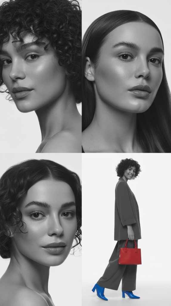 The Monochrome with Pop Accessories: Strategic Color