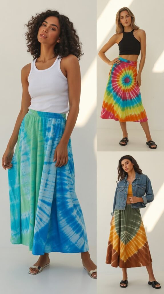 Tie-Dye Skirts