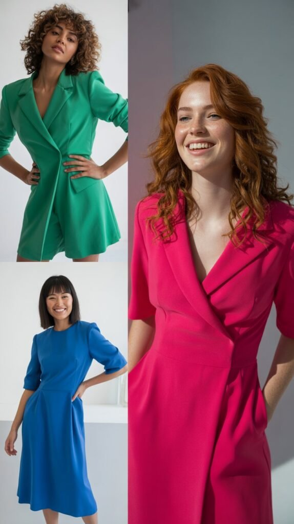 The Power Dress in Bold Colors