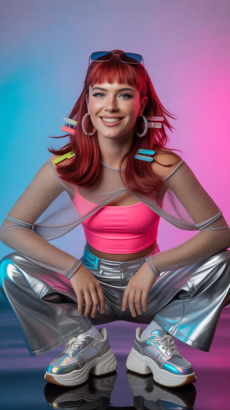 Y2K Looks That Pop With Red Hair