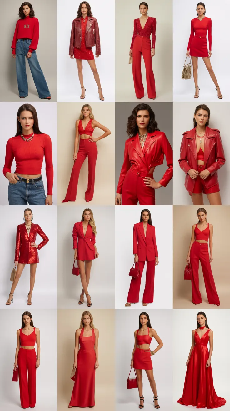 17 Red Outfit Ideas Inspired by Mariah Concert Vibes