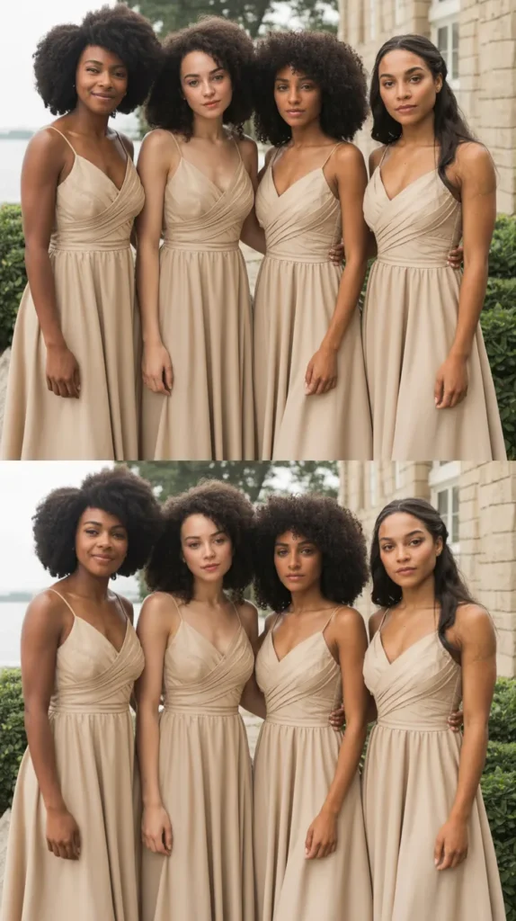 Why Gold Champagne Dresses Look Stunning on Black Women