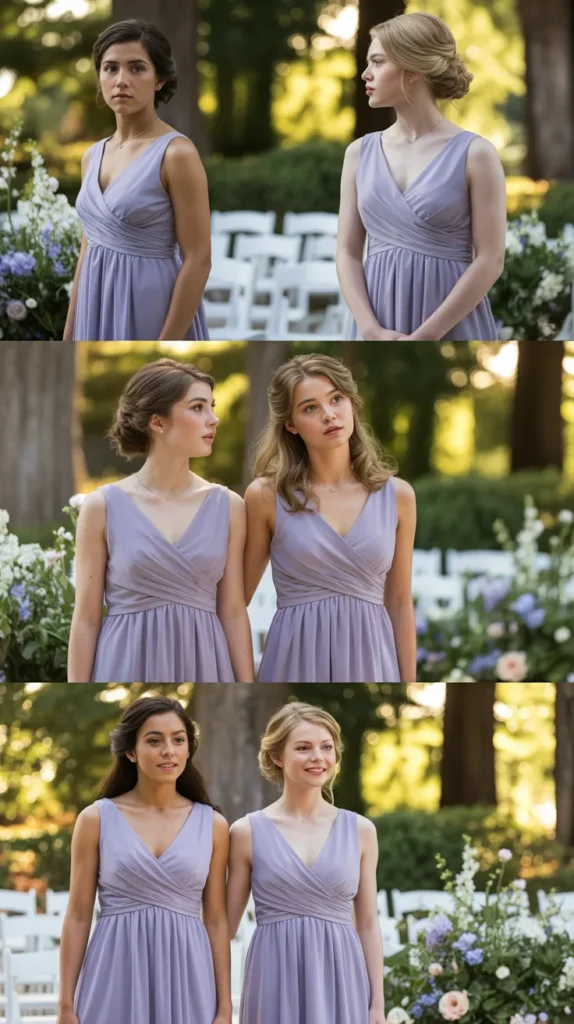 Lavender Empire Waist Dress