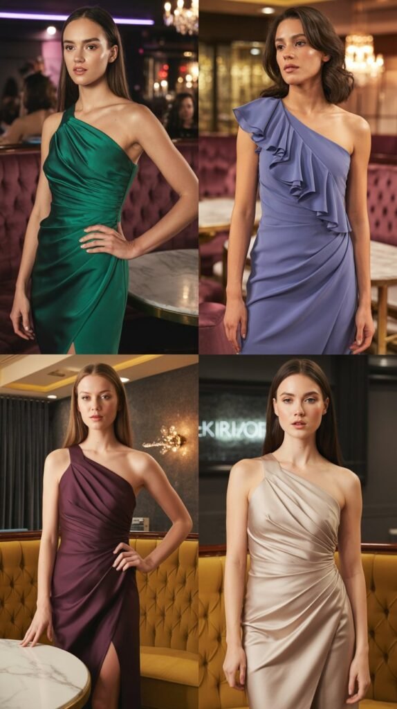 One-Shoulder Statement Dress