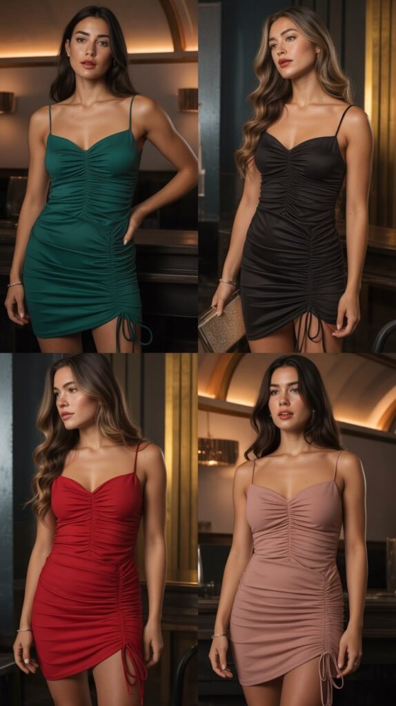 Ruched Bodycon Dress