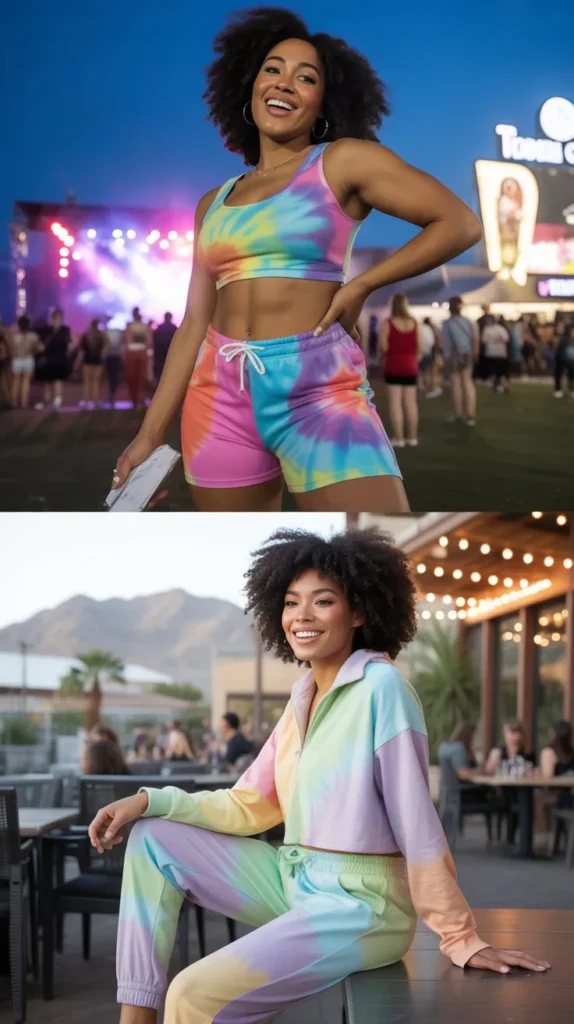 Tie-Dye Set For A Retro Vibe