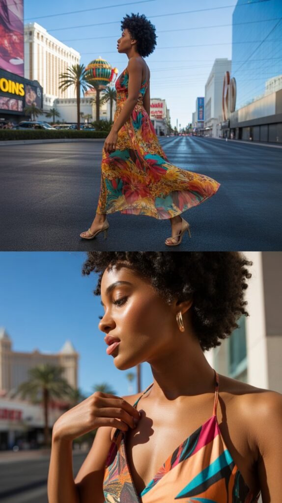 Flowing Maxi Dress For Daytime Elegance