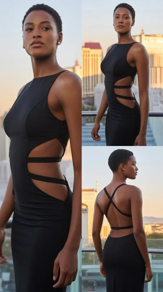 Bodycon Dress With Cutouts