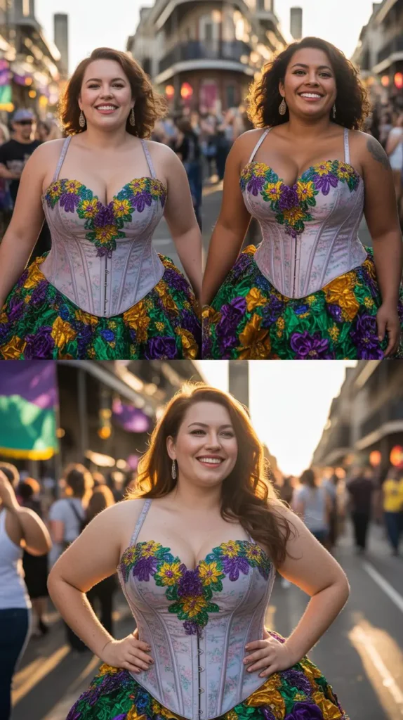 Floral Corset Skirt Set