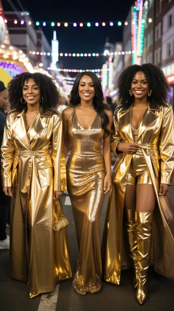 Gold Everything: Metallic Looks That Gleam Under Parade Lights
