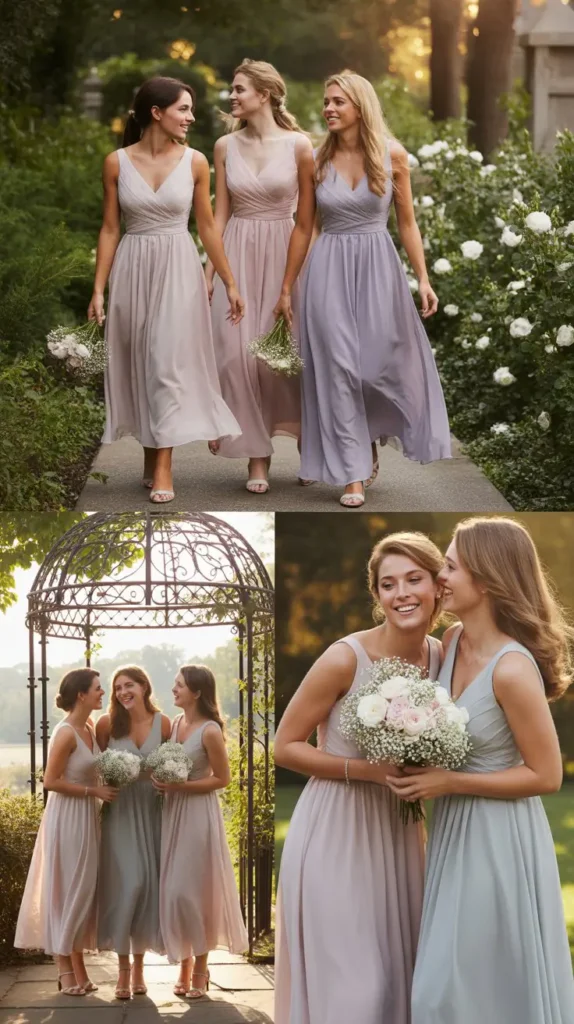 Classic A-Line Chiffon Dress