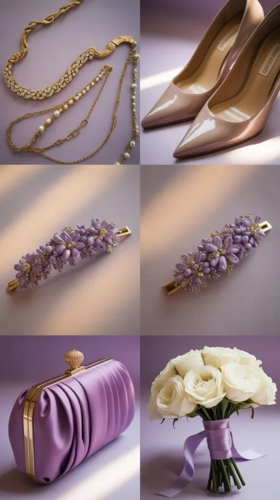 How to Accessorize Purple Bridesmaid Dresses for Teens