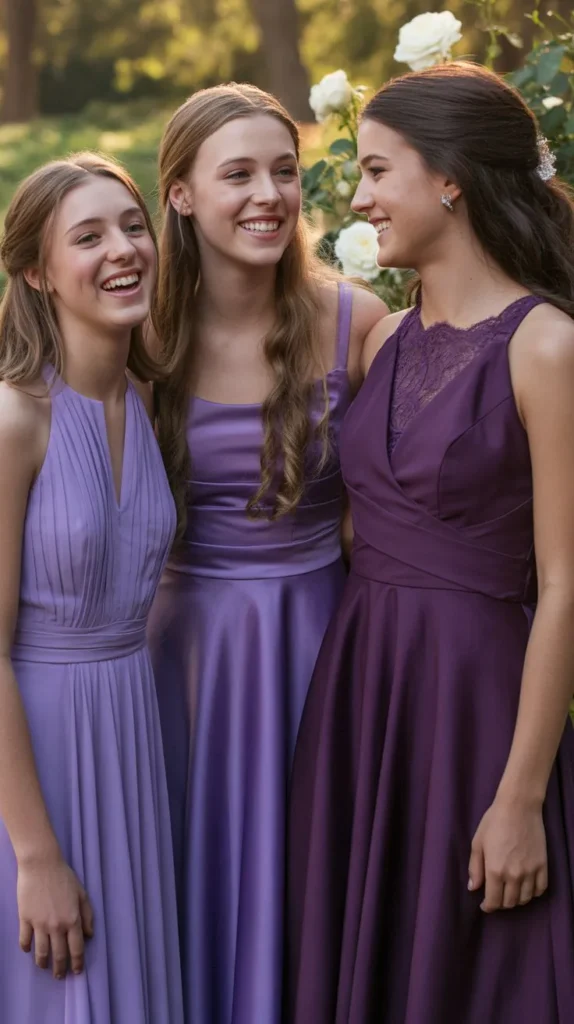 Why Purple is the Perfect Bridesmaid Color for Teens