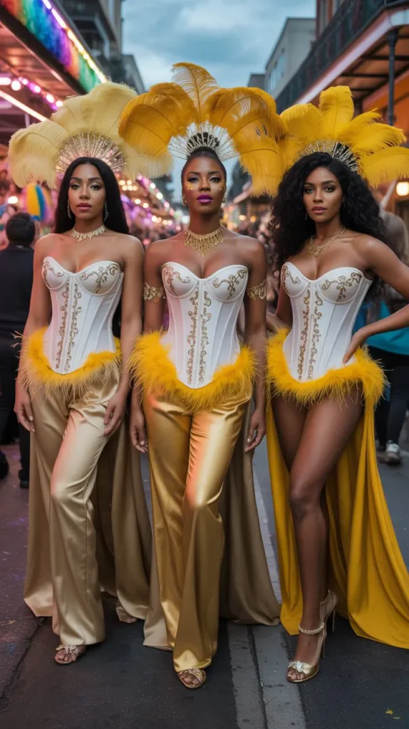 Corset Moment in White and Gold