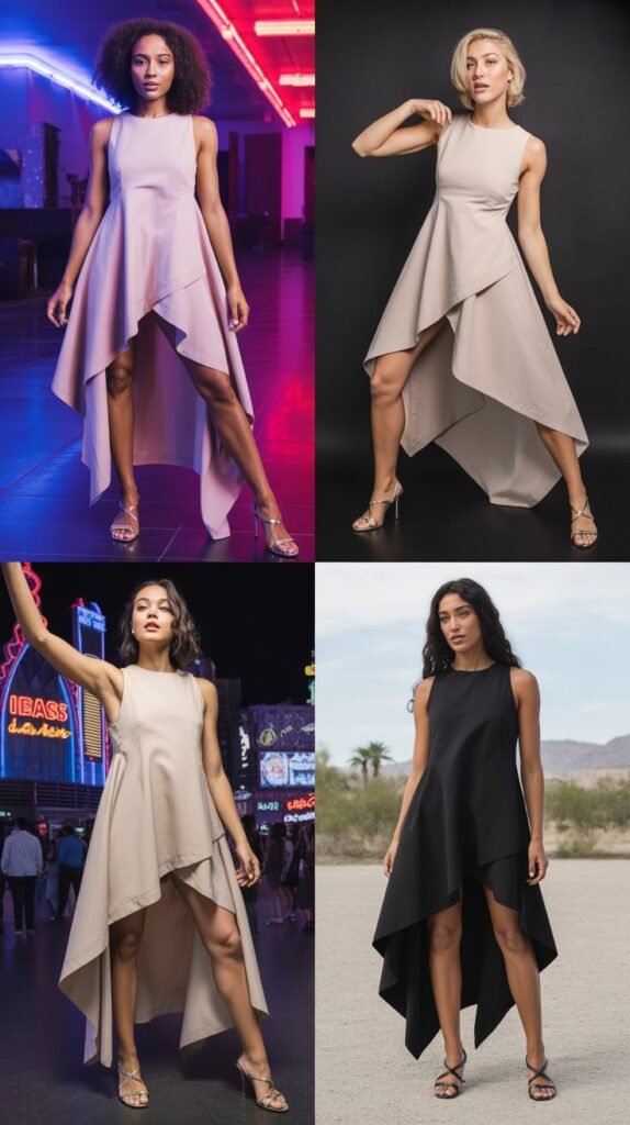 The Asymmetrical Hem Dress