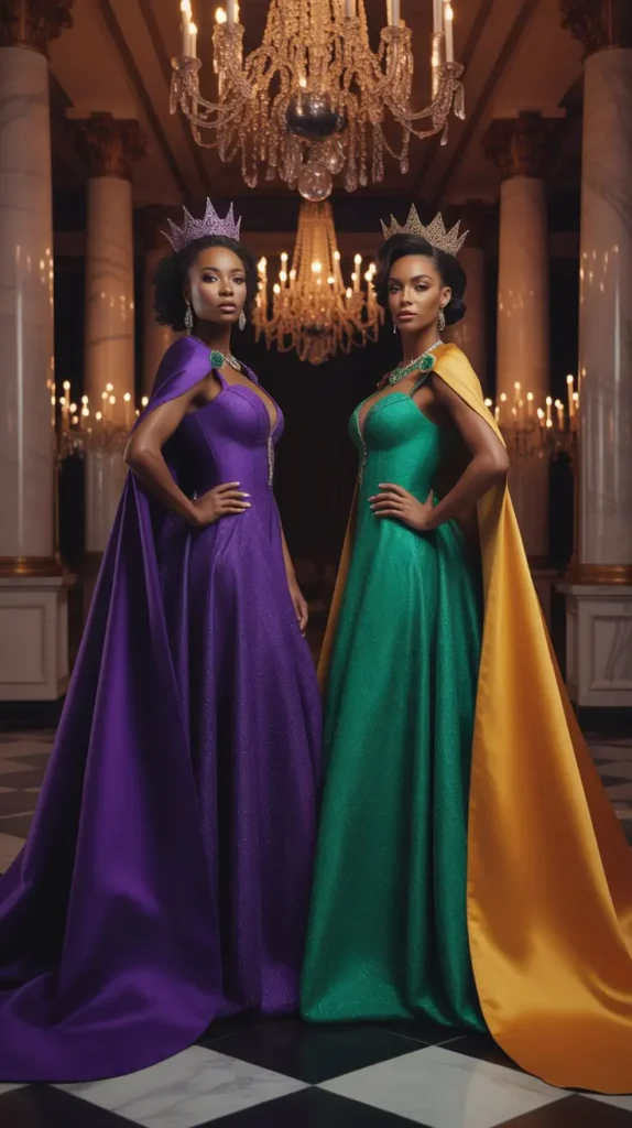 Structured Ball Gown with Cape