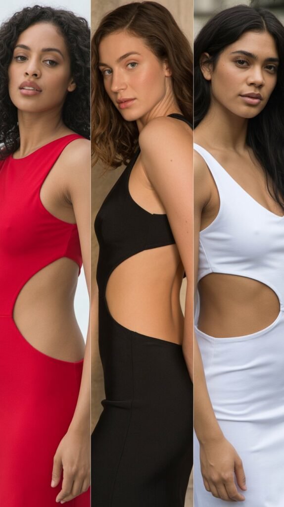 Bodycon Dress With Cutout Details