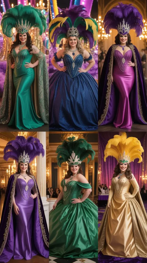 The Grand Finale: Full Mardi Gras Royalty Look