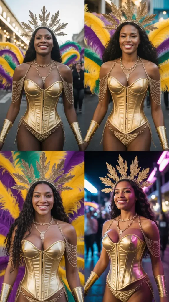 The All-Gold Corset Power Look