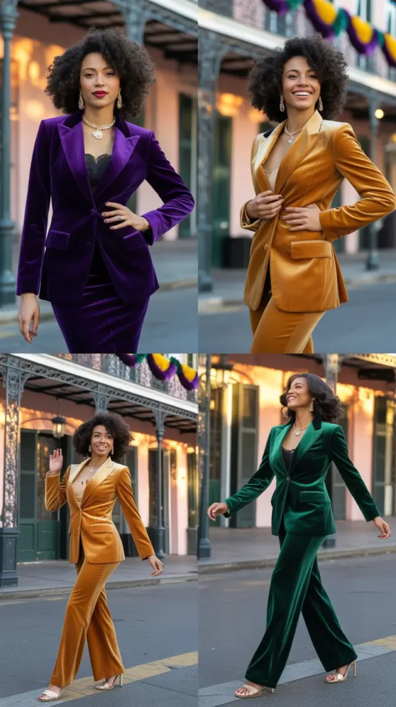 Velvet Two-Piece Suit