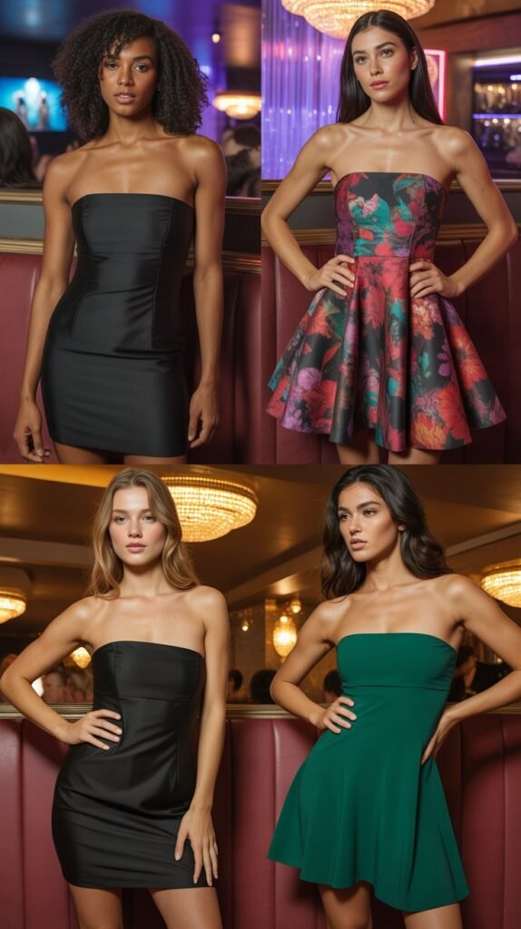 Strapless Bandeau Dress